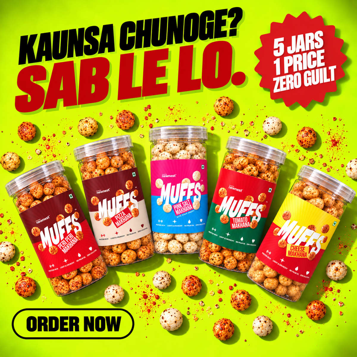 5 FLAVOURS COMBO PACK